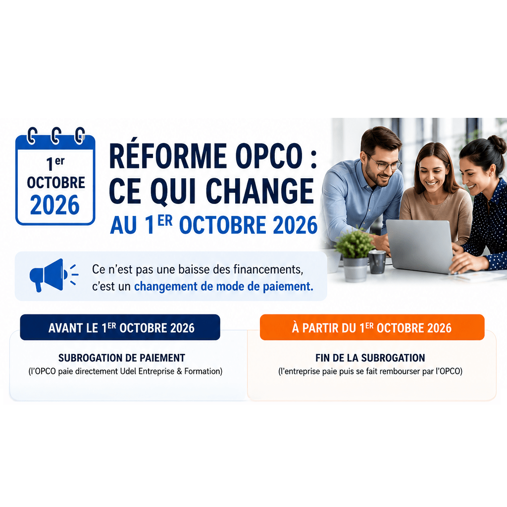 Réforme OPCO 2026 : ce qui change pour le financement de la formation professionnelle